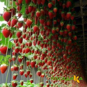 Клубника ампельная Анастасия купить по цене от 370р. в интернет-магазине «Посадика» с доставкой почтой в в Ядрине и по всей России – [изображение №1].